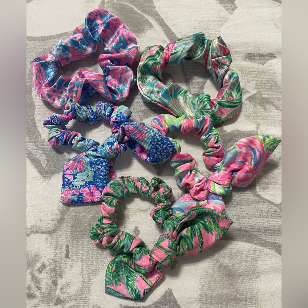 5 NWOT Lilly Pulitzer hair scrunchies